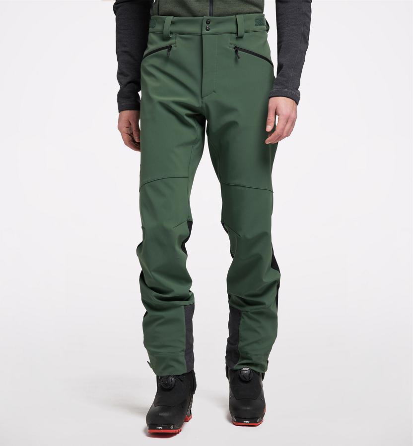 Haglöfs Rando Flex Ski Pants Dark Green/Black For Mens BJWOS6217 Australia